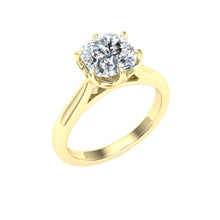 Load image into Gallery viewer, The Rivka - Asscher Cut Scalloped Ring