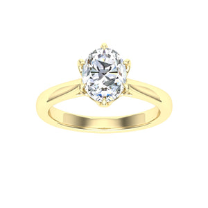 The Karen - Oval Cut Solitaire Ring