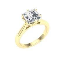 Load image into Gallery viewer, The Andrea - Princess Cut Solitaire Ring
