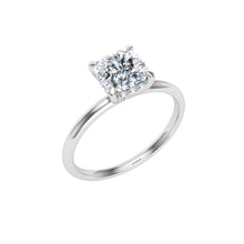 Load image into Gallery viewer, The Wynter - Asscher Cut Hidden Halo Ring